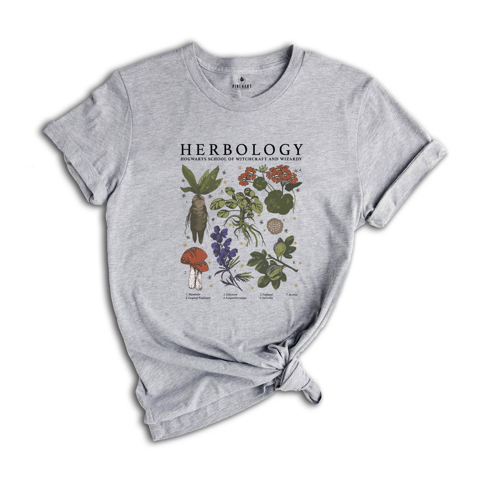 Herbology Plants Shirt, Magical Herbs Shirt, Botanical Shirt, Hogwarts School Shirt, Plant Lover Shirt, Gardening Shirt, Plant Shirt