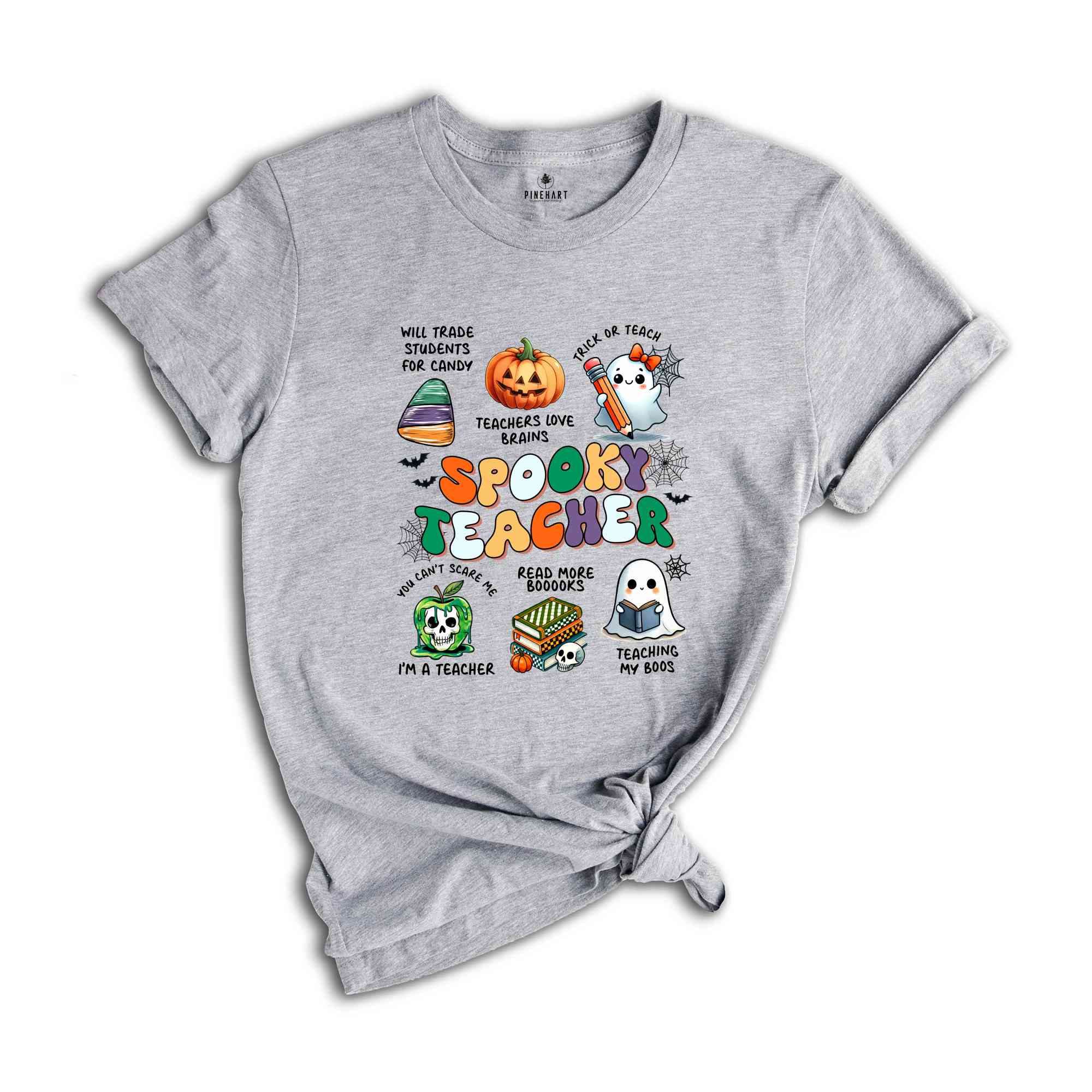 Spooky Teacher Halloween Shirt, Teacher Halloween Shirt, Trick or Teach Little Pumpkin Teaching Boo T-Shirt, Teacher Shirt