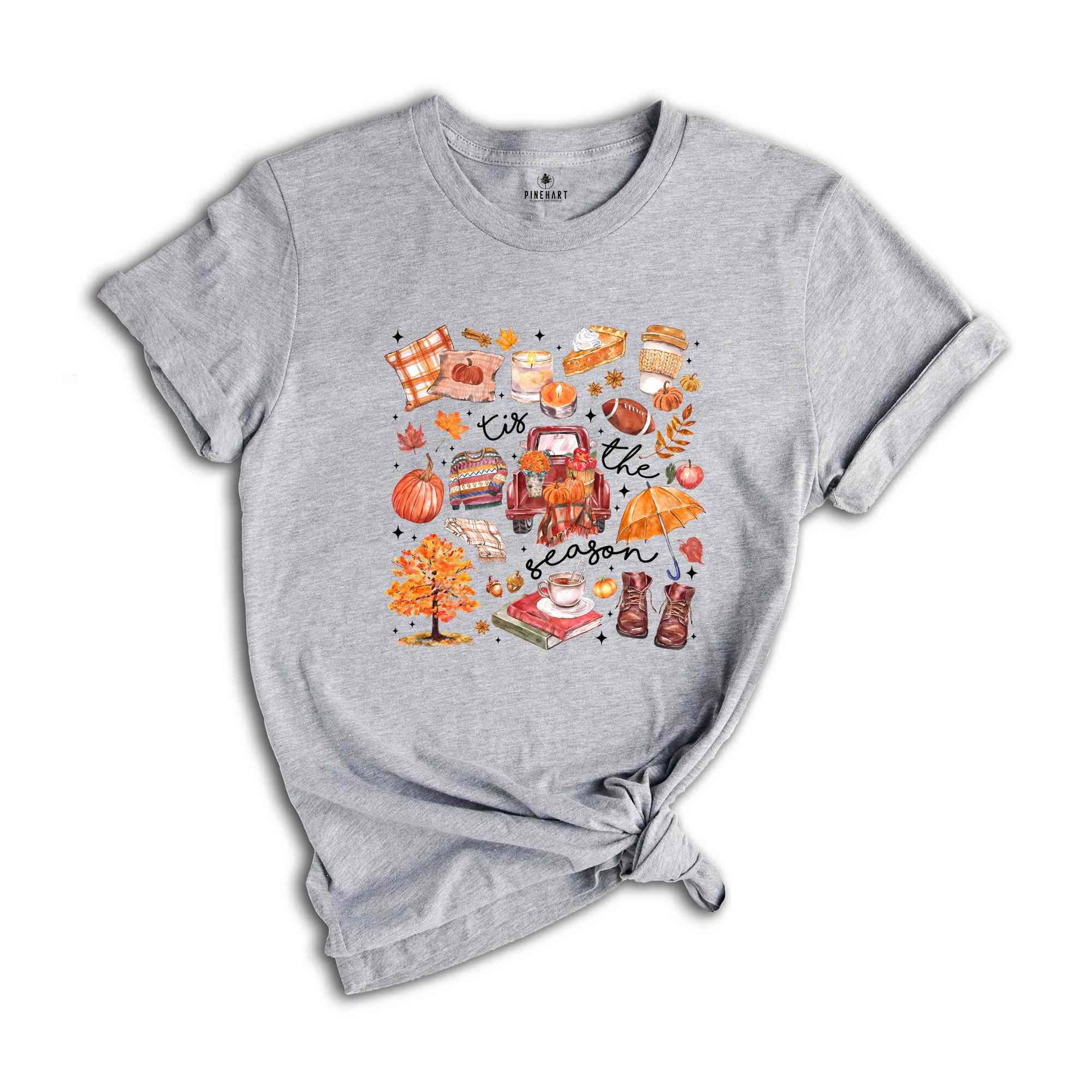 Tis The Season Shirt, Retro Fall Shirt, Autumn Shirt, Thanksgiving Shirt, Fall Vibes Shirt, Fall Autumn Shirt, Pumpkin Shirt