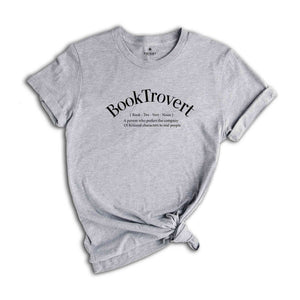 Booktrovert Shirt, Reading Shirt, Booktrovert Definition Tee, Librarian Gift, Book Shirt, Librarian Gift, Funny Reader Shirt