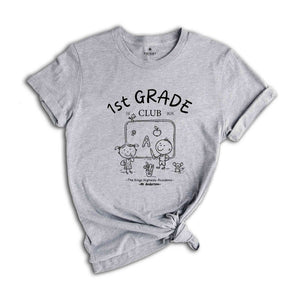 Custom First Grade Teacher Shirt, Back to School Custom Name Tee, 1st 2nd 3rd 4th 5th Grade Teacher T-Shirt, First Grade Shirt