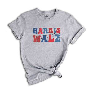 Harris Walz 2024 Shirt, Madam President Election T-shirt, Retro Voting Tee, Democrat Gift For Kamala Harris Supporters