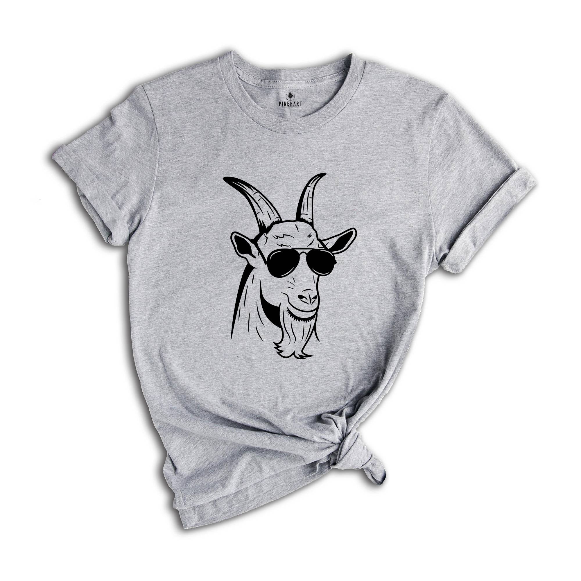 Goats With Sunglasses Shirt, Funny Goat Motivational T-Shirt, Funny Goat Shirt, Goat Tee, Farmer Shirt