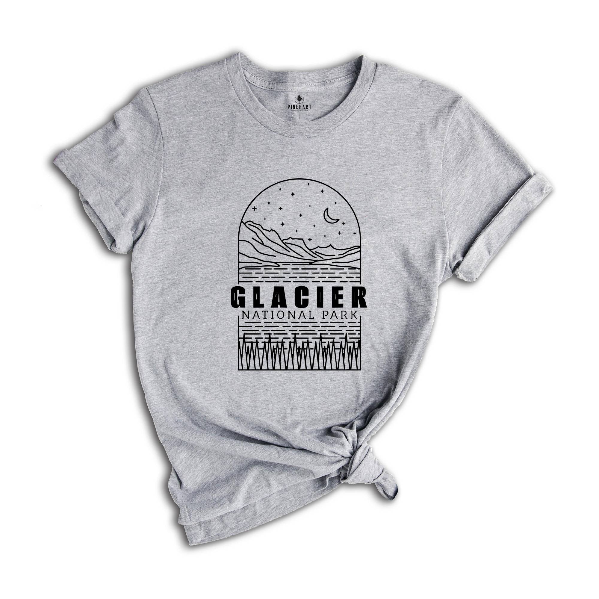 Glacier National Park Shirt, Montana Glacier National Park Shirt, Glacier National Park Camping Shirt, Nature Lover Gift