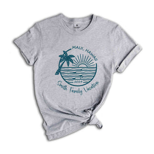 Custom Beach Vacation Shirts, Custom Family Trip T-Shirt, Matching Summer Vacation Shirts, Family Cruise Gifts