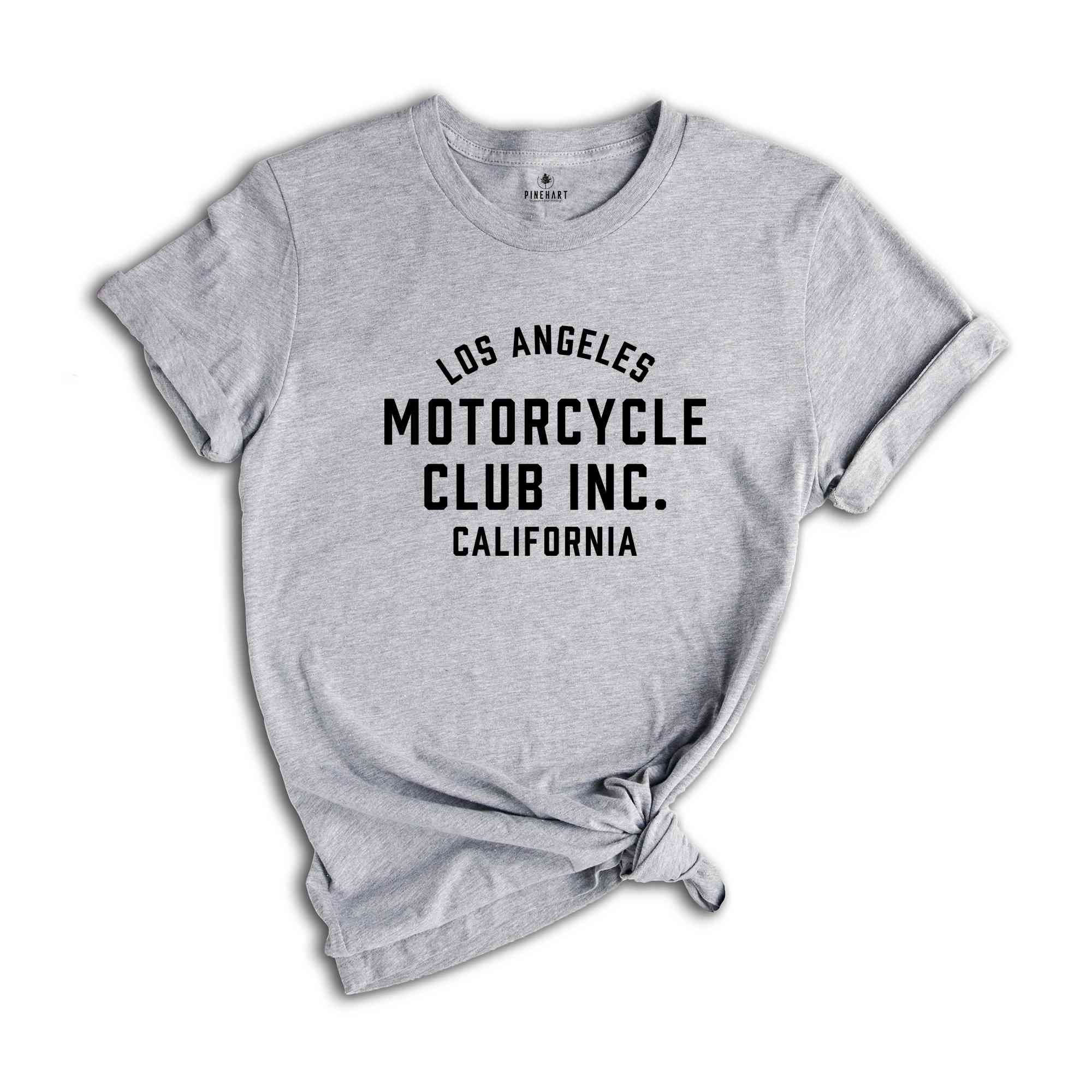 Los Angeles Motorcycle Club Inc. Shirt, Custom Motorcycle Shirt, Personalized Motorcycle Club Shirt, Custom Shirts