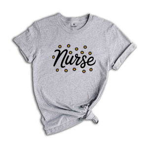 Floral Nurse shirt, Nurse Practitioner, RN Registered Nurse Shirt, CRNA Shirt, Gift for Nurse appreciation, ER Nurse Shirt