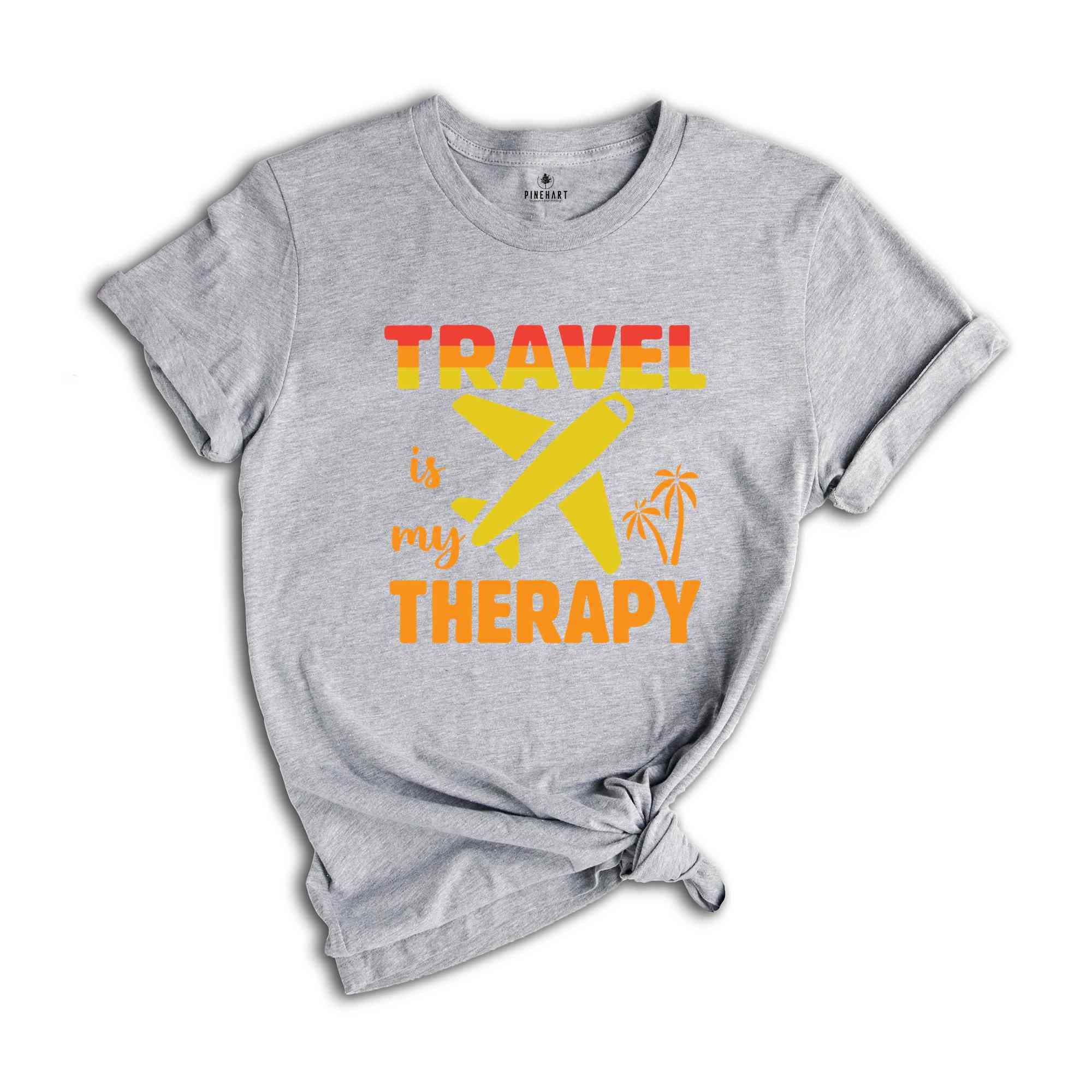 Travel Is My Therapy Shirt, Vacation Shirt, Traveler Shirt, Travel Mode Shirt, Travel Lover Shirt, Aviation Shirt, Plane Shirt