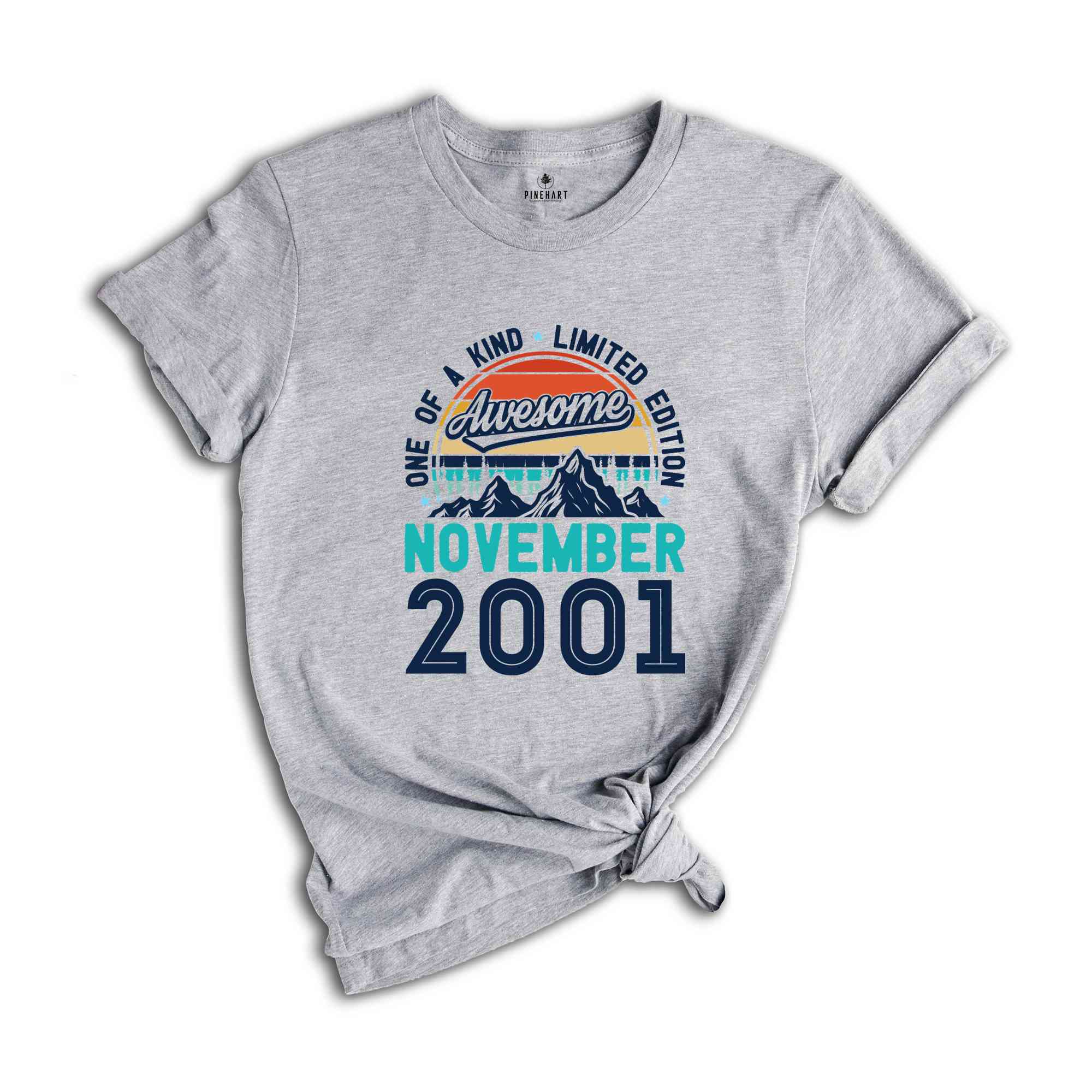 One Of A Kind Limited Edition Birthday 2001 Shirt, 23 Years Old Shirt, Birthday Party Shirt, Birthday Shirt, Family Birthday Party