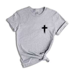 Rugged Cross Christian T-Shirt, Jesus Faith Based Shirt, Jesus Shirt, Jesus Cross Shirt, Religious Shirt