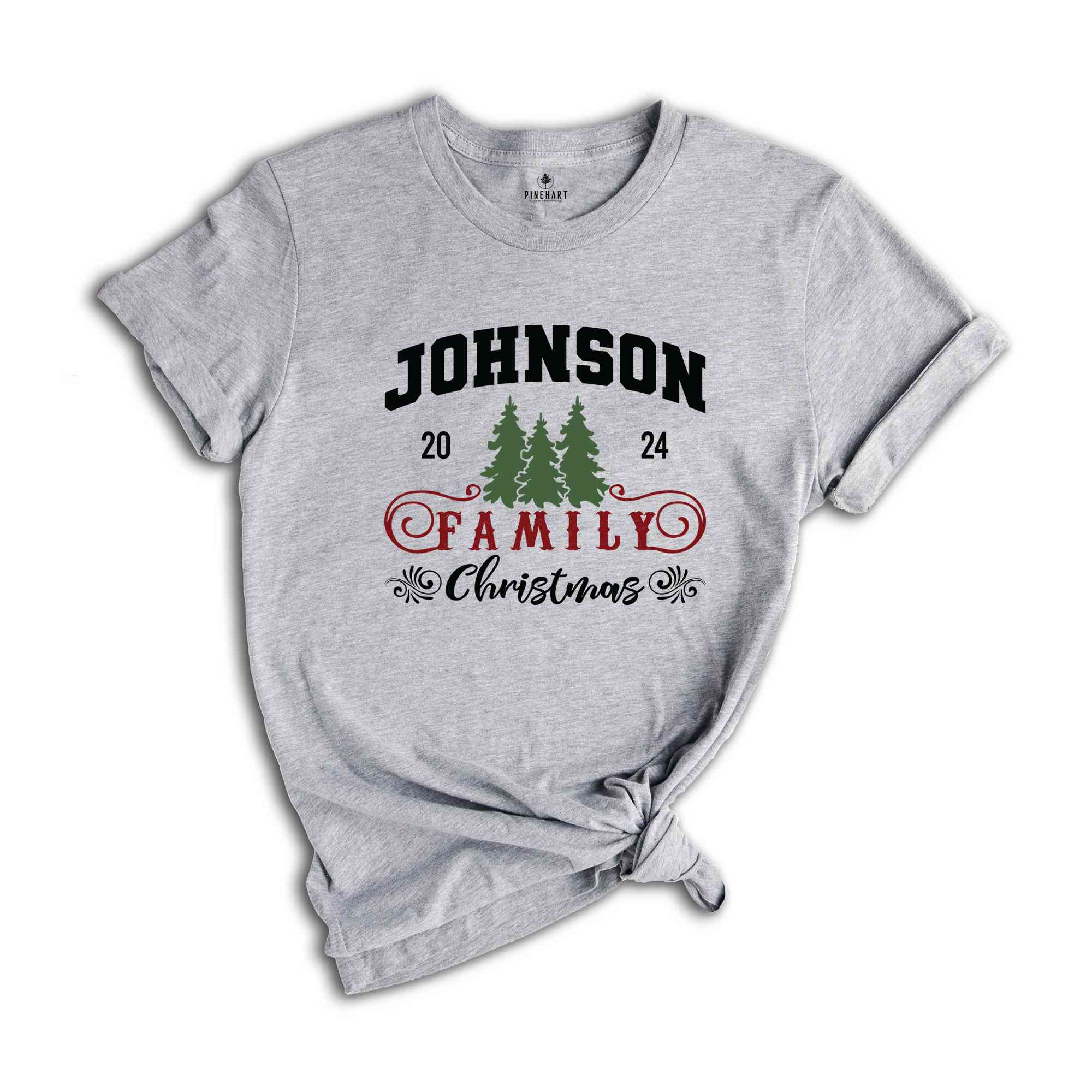 Custom Family Christmas Shirt, Matching Family Christmas Shirt, Personalized Family Name Christmas Shirt, Christmas Shirt, Family Shirt