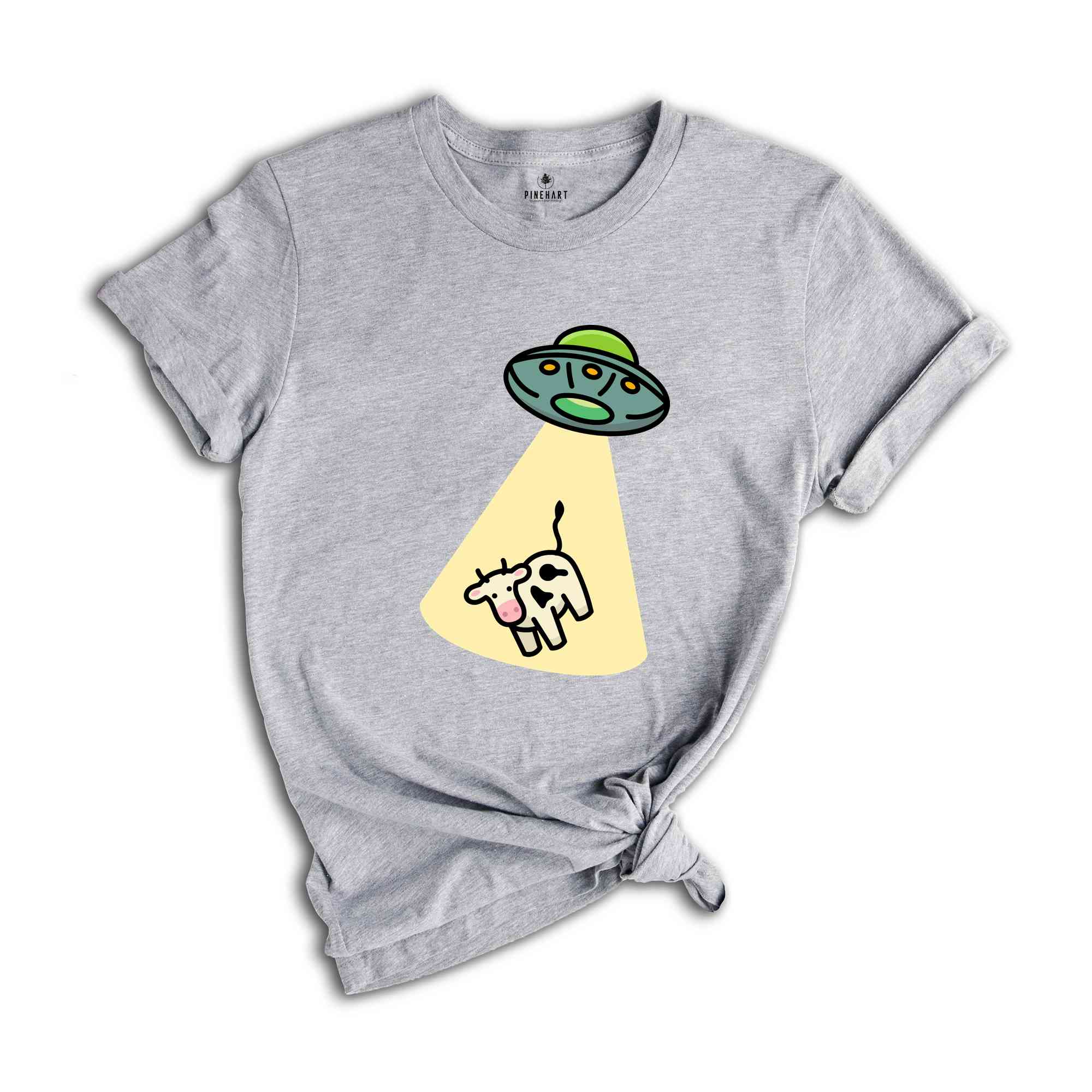 UFO Cow Abduction Shirt, Funny Ufo Shirt, Alien Abduction Shirt, Nerdy Gift, Cute Alien Shirt, Humorous Alien Shirt, Outer Space Gift