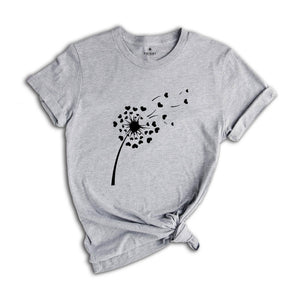 Dandelion Tee, Just Breathe Shirt, Dandelion Flower Tee, Inspirational Shirt, Floral Shirt, Dandelion T-Shirt, Dandelion Flower