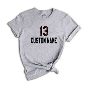 Custom Baseball Jersey Shirt, Personalized Sports Tee, Baseball Shirt, Baseball Player Gifts, Sports Mom Shirt