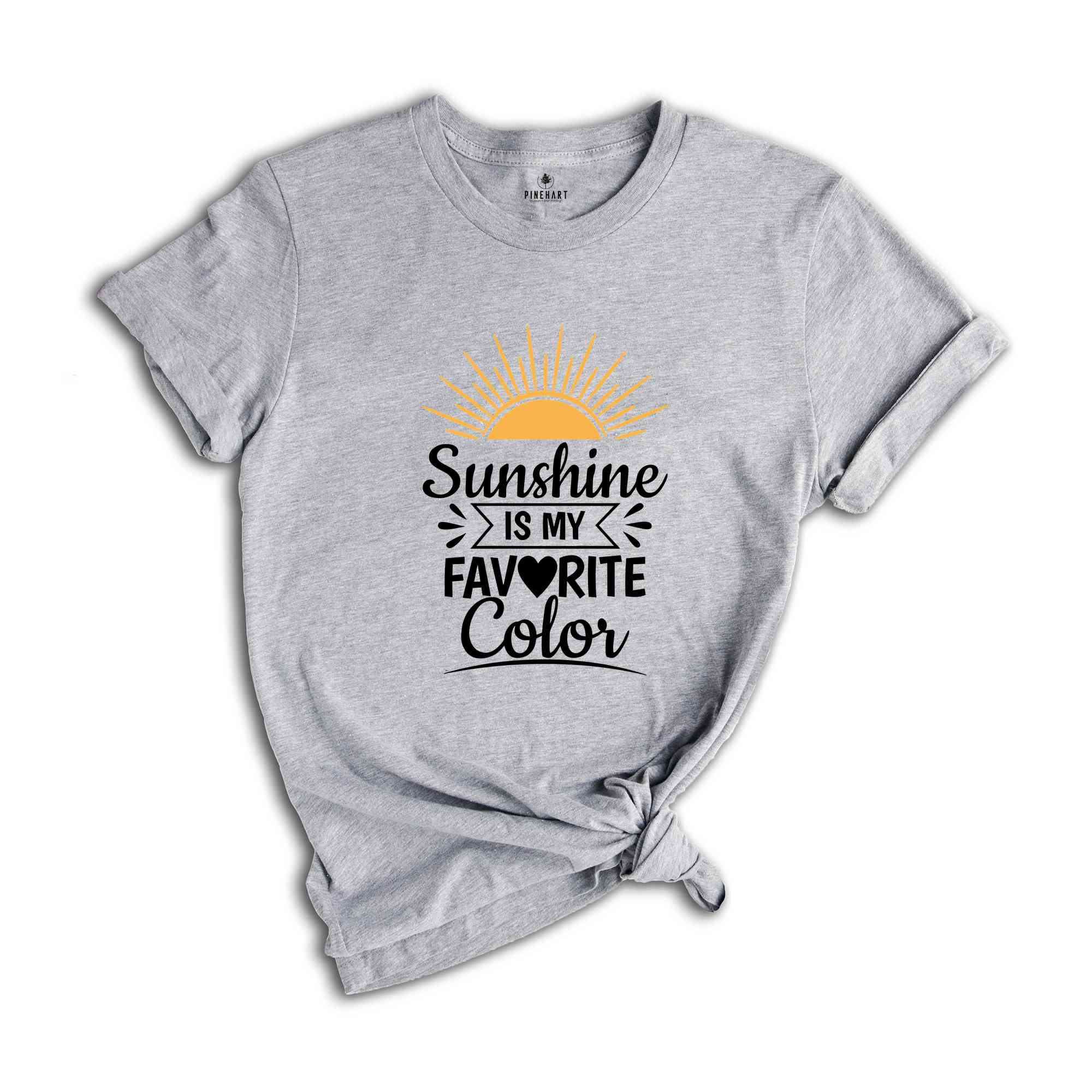 My Favorite Color is Sunshine Shirt, Vacation Shirt, Family Trip 2024, Sunshine T-Shirt, Summer Vacation Shirt, Beach TShirt