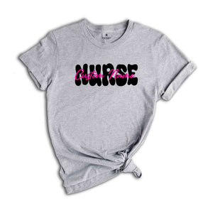 Custom Nurse Shirt, Personalized Nurse Shirt, Nursing Student, Gift for Nurse, New Nurse Gift, Cute Nurse Tee