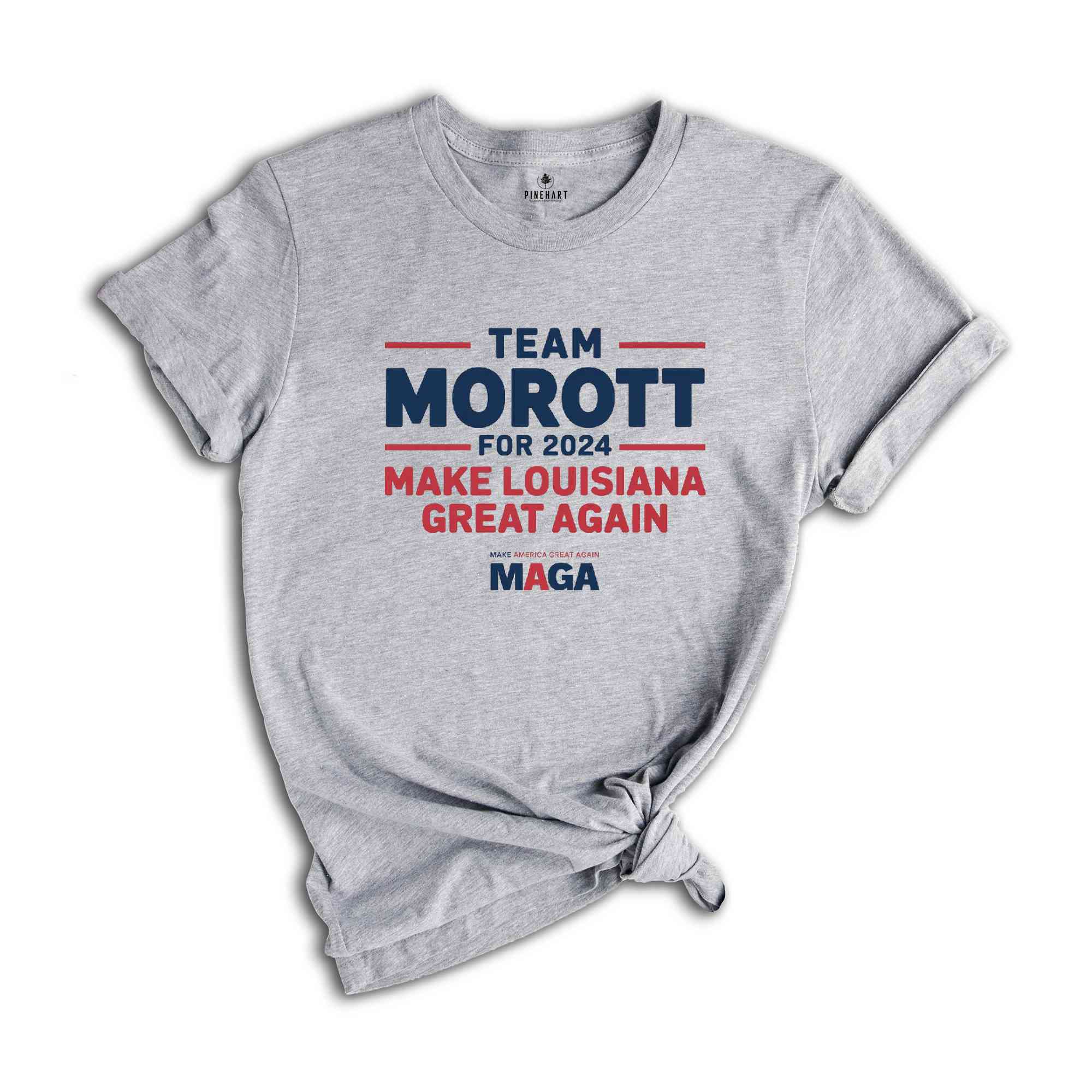 Campaign Shirt, Team Morott for 2024, Make Louisiana Great Again, Election Day Outfit, 2024 Election Tee