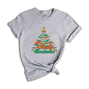 Merry Bookmas Shirt, Christmas Tree Shirt, Book Tree Shirt, Christmas Gift, Librarian Shirt, Book Lover Shirt, Bookworm Shirt, Xmas Shirt