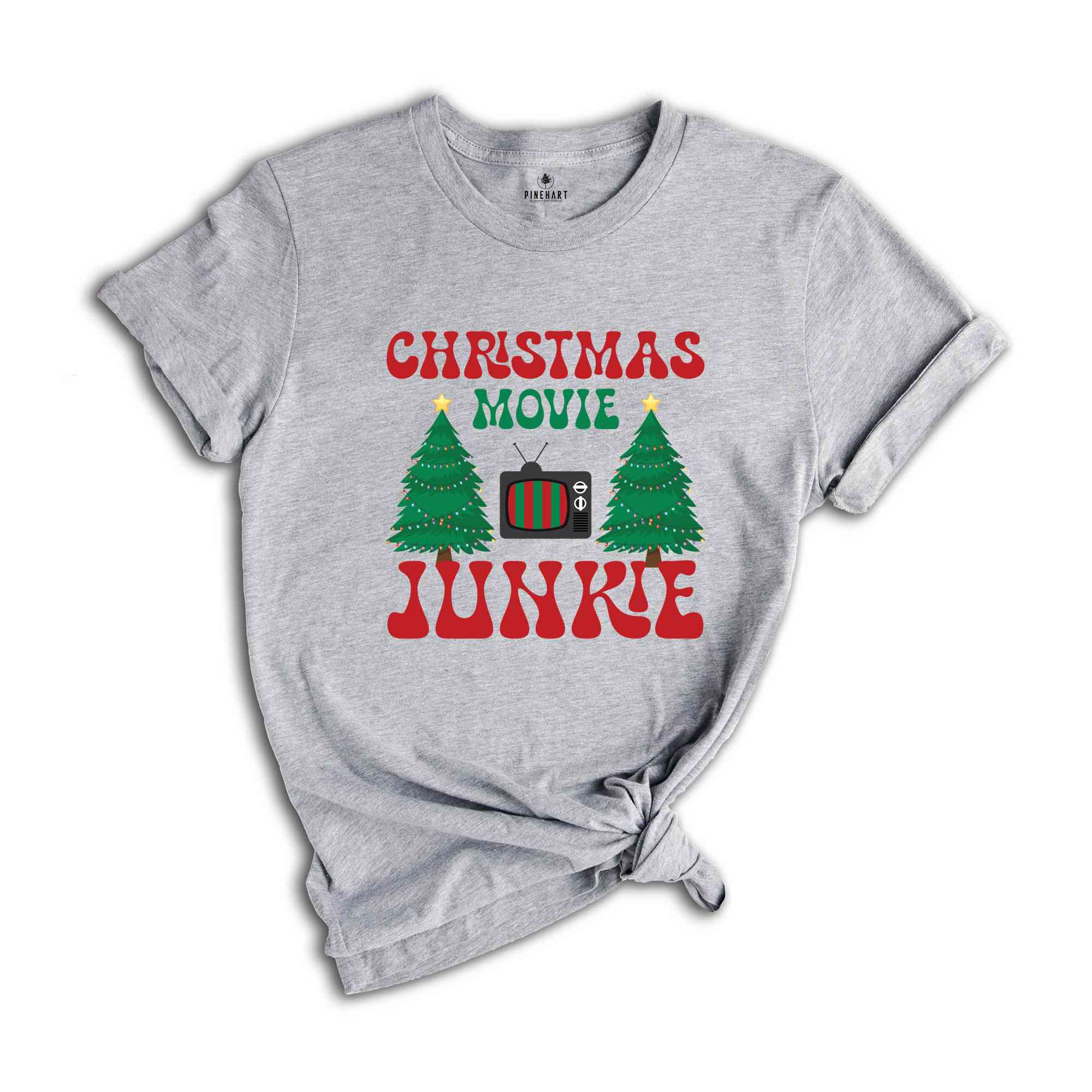 Christmas Movie Junkie Shirt, Retro Christmas Shirt, Christmas Shirt, Holiday Shirt, Vintage Christmas Shirt