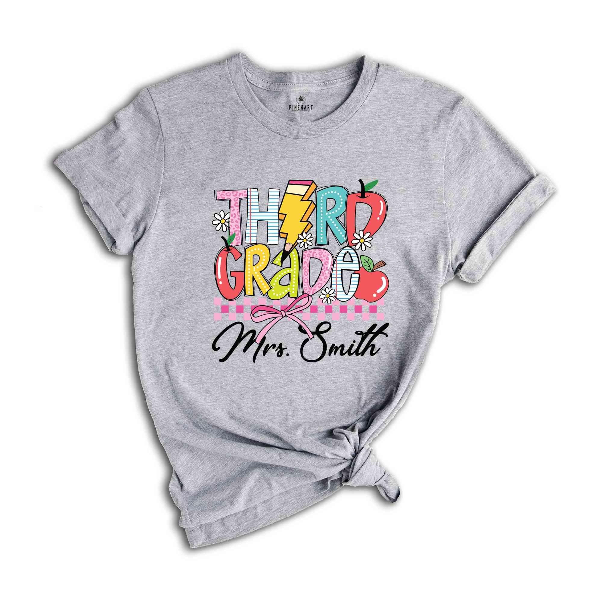 Personalized Third Grade Teacher Shirt, Third Grade Teacher Team Shirt, Gift For Teacher, Teacher Appreciation Shirt, Custom Grade Shirt