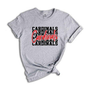 Team Mascot Shirt, Cardinals Team Shirt, Cardinals Team Spirit Shirt, Cardinals Fan Shirt, Cardinals School Shirt, Cardinals School Spirit