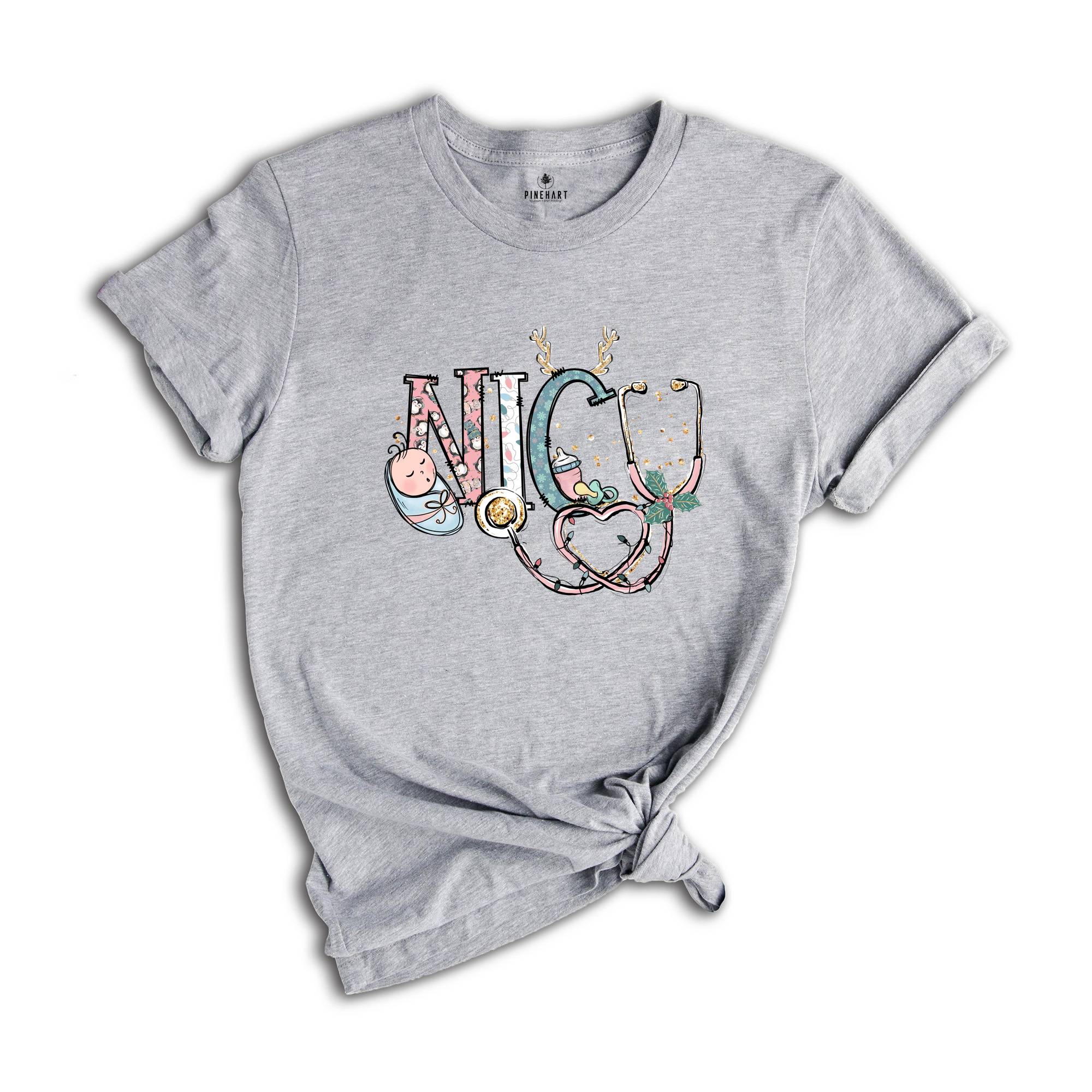 Nicu Baby Christmas T-Shirt, Nicu Nurse Shirt, Baby Christmas Nicu Shirt, Nicu T-Shirt, Nicu Nurse Christmas Gifts