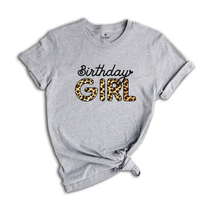 Birthday Girl Shirt, Leopard Birthday Shirt, Girls Birthday Party, Birthday Party, Girl Shirt, Birthday Shirt, Gift For Birthday,