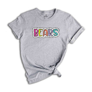 Bears Team T-Shirt, Bears Mascot Shirt, Bears Fan Shirt, Football T-Shirt, Bears Team Mascot, Bears Mascot Tee