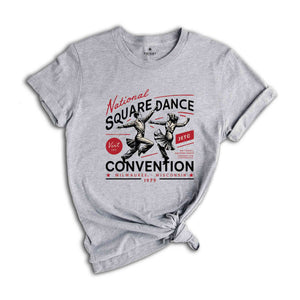 Vintage Style Tee, National Square Dance Convention Tee, 1979 Milwaukee Dance Convention Tee, Vintage Convention, Convention T Shirt