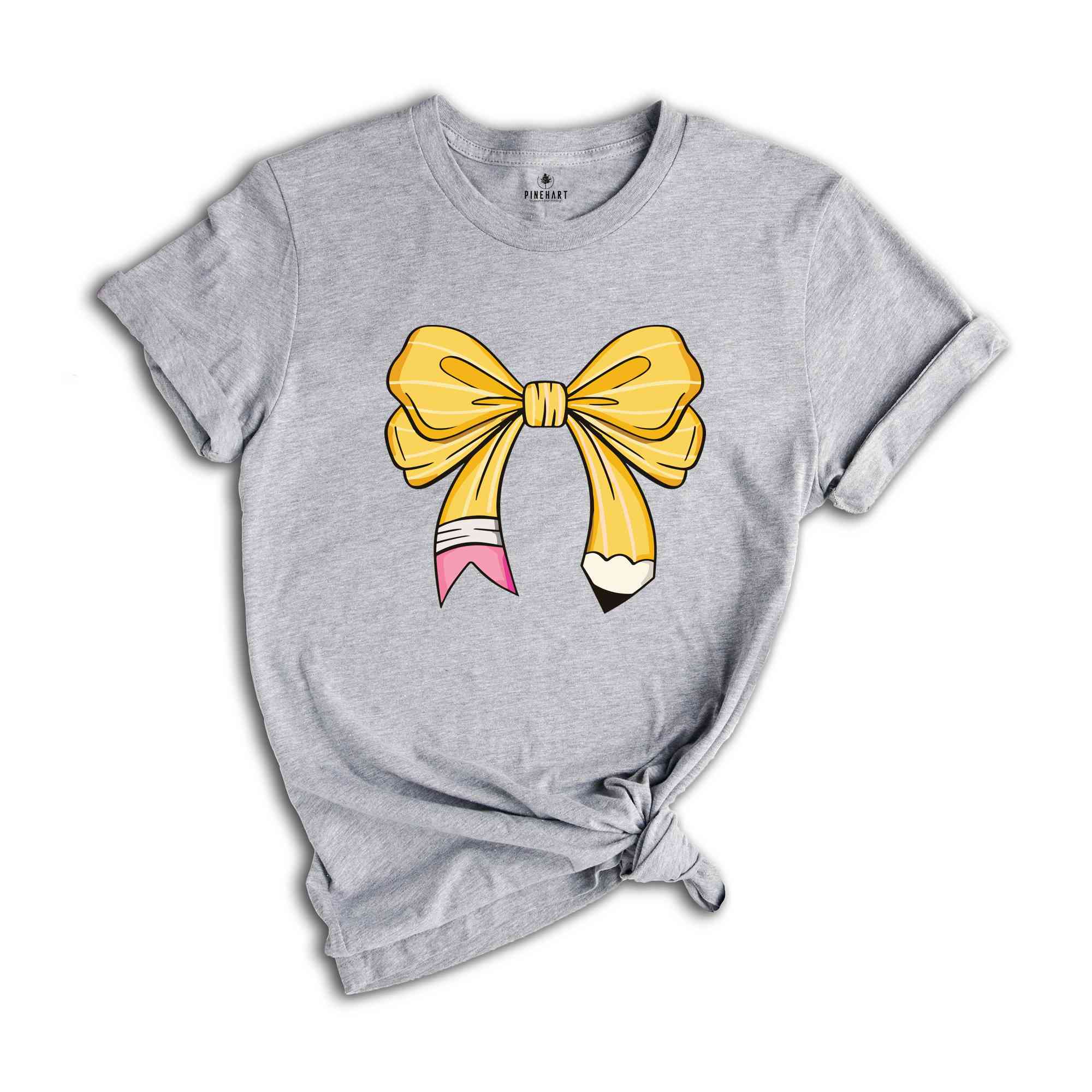 Pencil Bow Shirt, Coquette Teacher Shirt, Coquette Pencil Bow Shirt, Back To School Shirt, Teacher Appreciation Shirt, Teacher Shirt