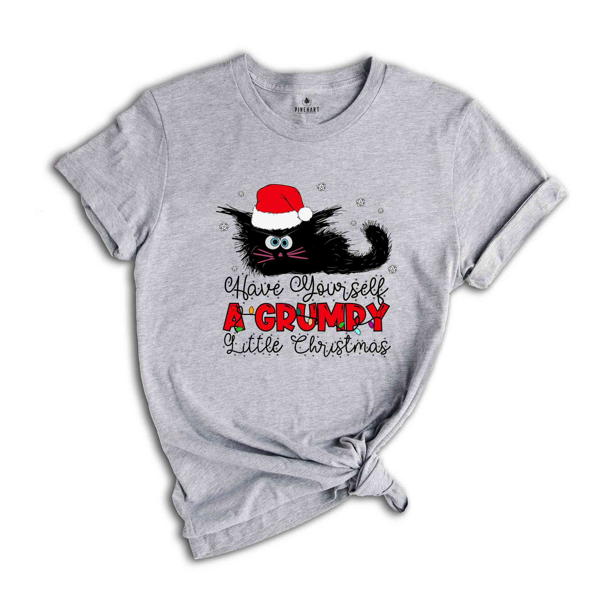 Have Yourself A Grumpy Little Christmas Shirt, Funny Christmas Shirt, Cute Christmas Shirt, Cat Christmas Shirt, Cat Lover Shirt, Xmas Gift