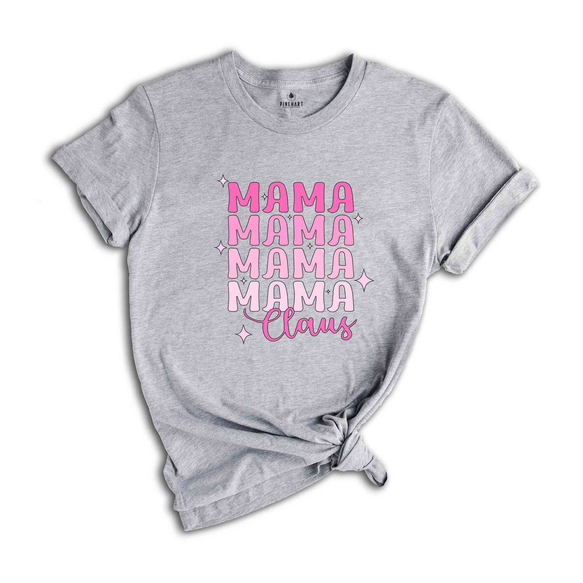 Mama Claus Shirt, Retro Christmas Shirt, Christmas Shirt, Christmas Gift, Mom Shirt, Pink Christmas, Pink Mama Shirt