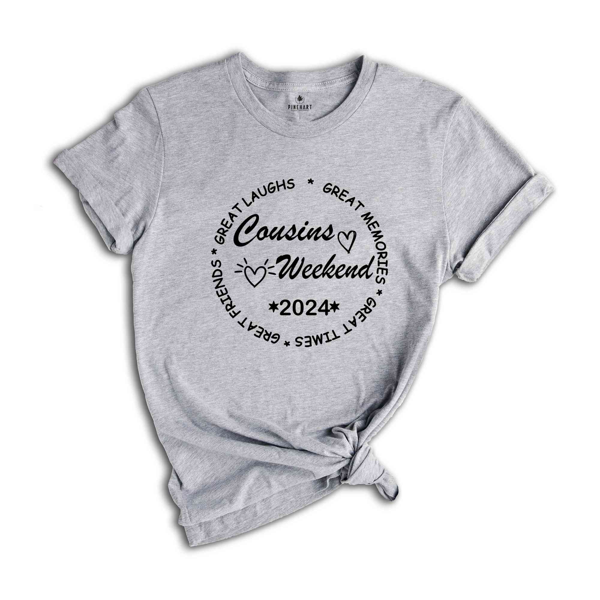 Cousins Weekend 2024 Shirt, Cousin Crew Shirt, Family Vacation Shirt, Weekend Trip T-Shirt, Cousin Squad Shirt