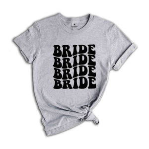 Bride Bridesmaid Shirt, Bridal Party Shirt, Bachelorette Party Shirt, Trendy Wedding, Cute Bride Shirt