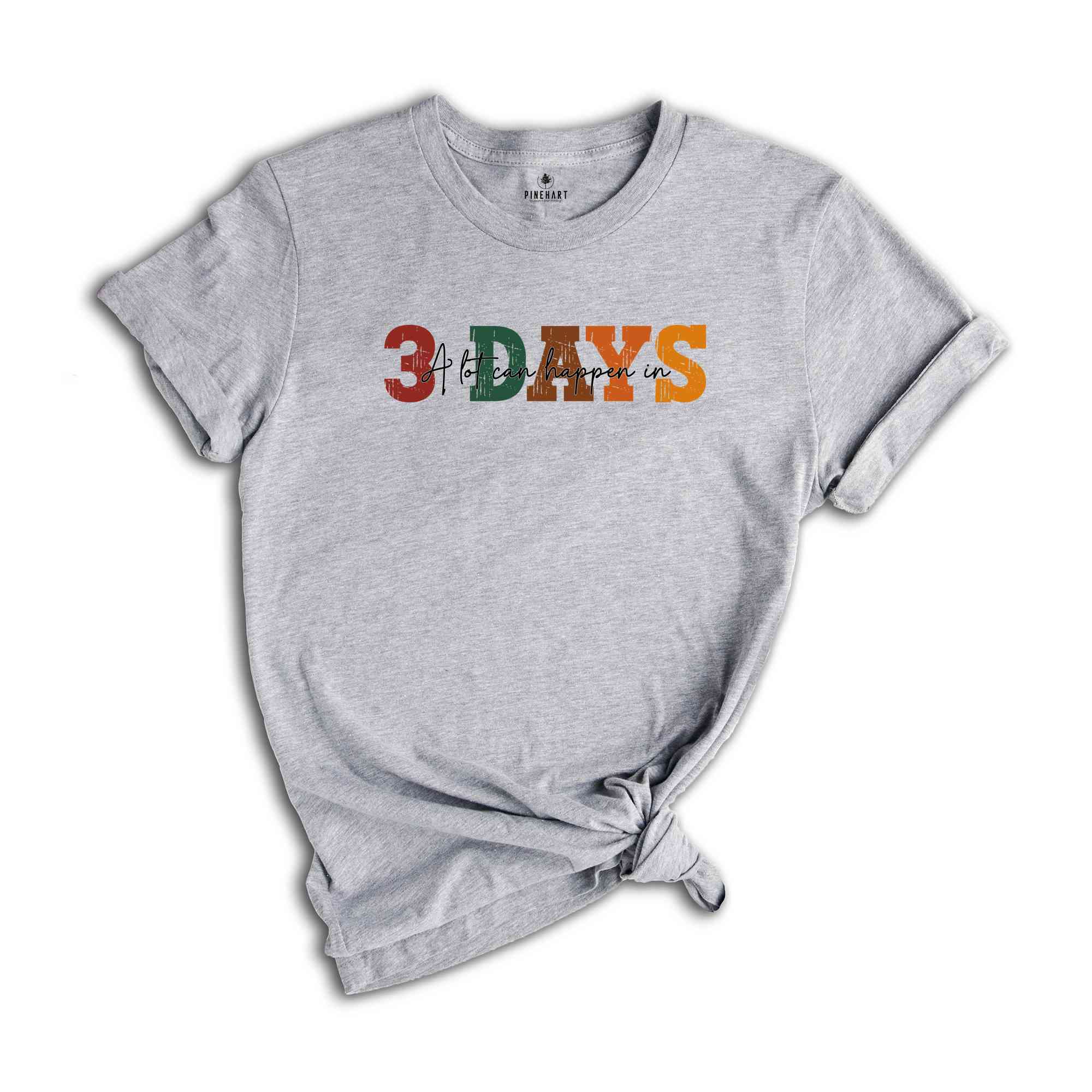 Vintage A lot can happen in 3 days T-shirt, Easter Shirt, Religious Shirt, Easter Day Gift, Jesus Shirt, Christian Shirt