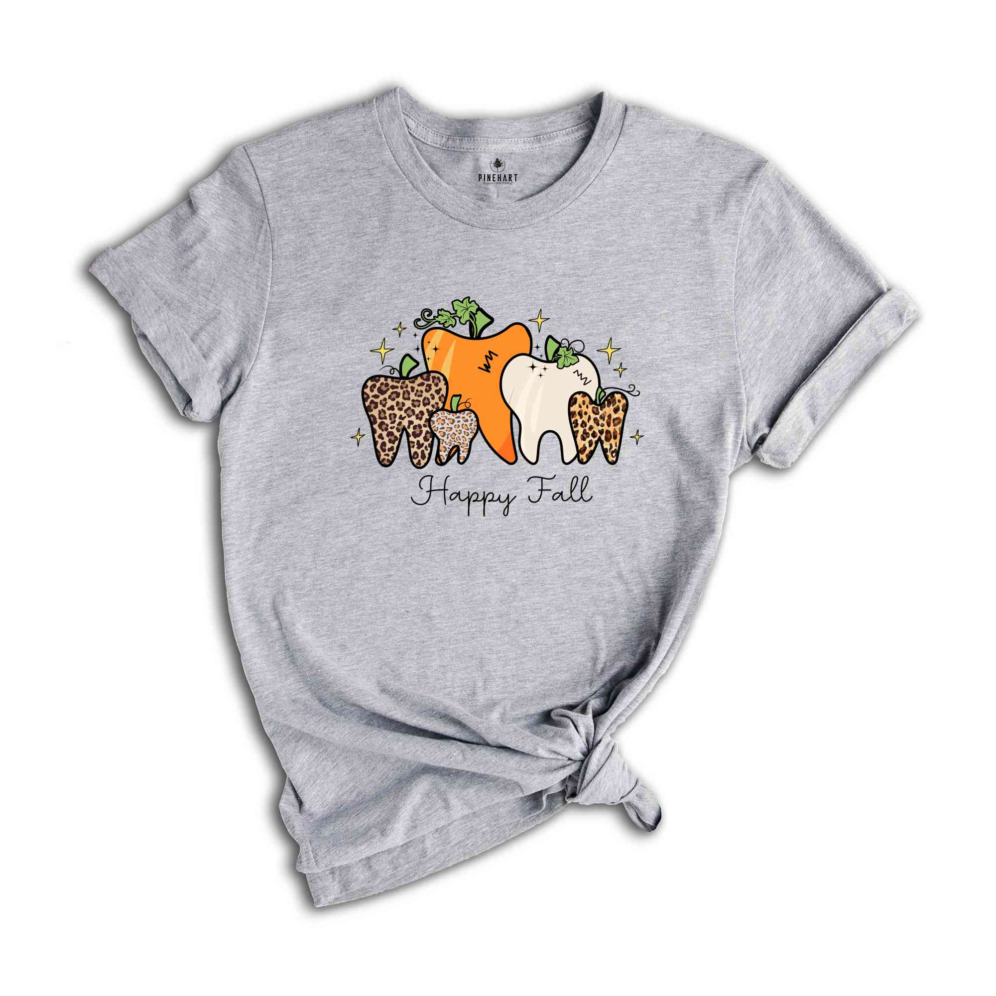 Happy Fall Dentist Shirt, Fall Shirt, Dentist Thanksgiving T-Shirt, Pumpkin Teeth Shirt, Dental Halloween Shirts, Trick Or Teeth Tee