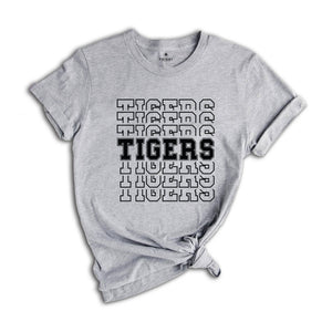 Team Mascot Shirt, Tigers Team Shirt, Tigers Football Shirt, Tigers Fan Shirt, Tigers School Spirit, Tigers Mom Shirt