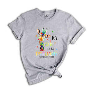 It's Ok To Be Different Shirt, Autism Kids Tee, Autism Toddler Tshirt, Be Unique Shirt, Autism Awareness, Autism Support Tee