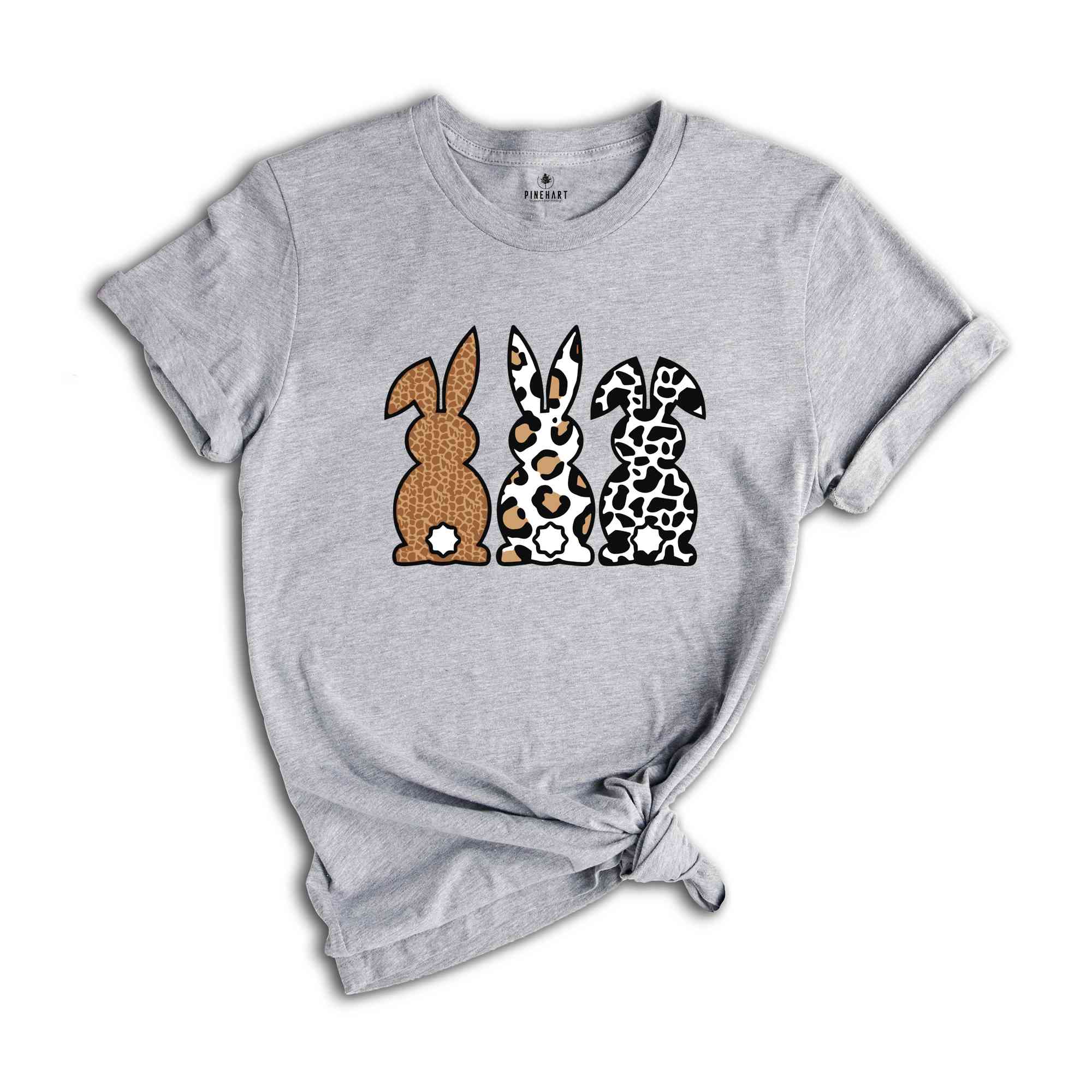 Leopard Easter Bunny Shirt, Bunny Lover Shirt, Easter Party Shirt, Easter Bunny Shirt, Happy Easter 2024 Shirt, Cute Easter Shirt