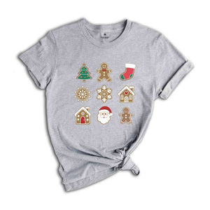 Christmas Gingerbread Shirt, Cute Christmas Shirt, Gingerbread Man Shirt, Holiday Shirt, Winter Shirt, Gift for Baker Christmas