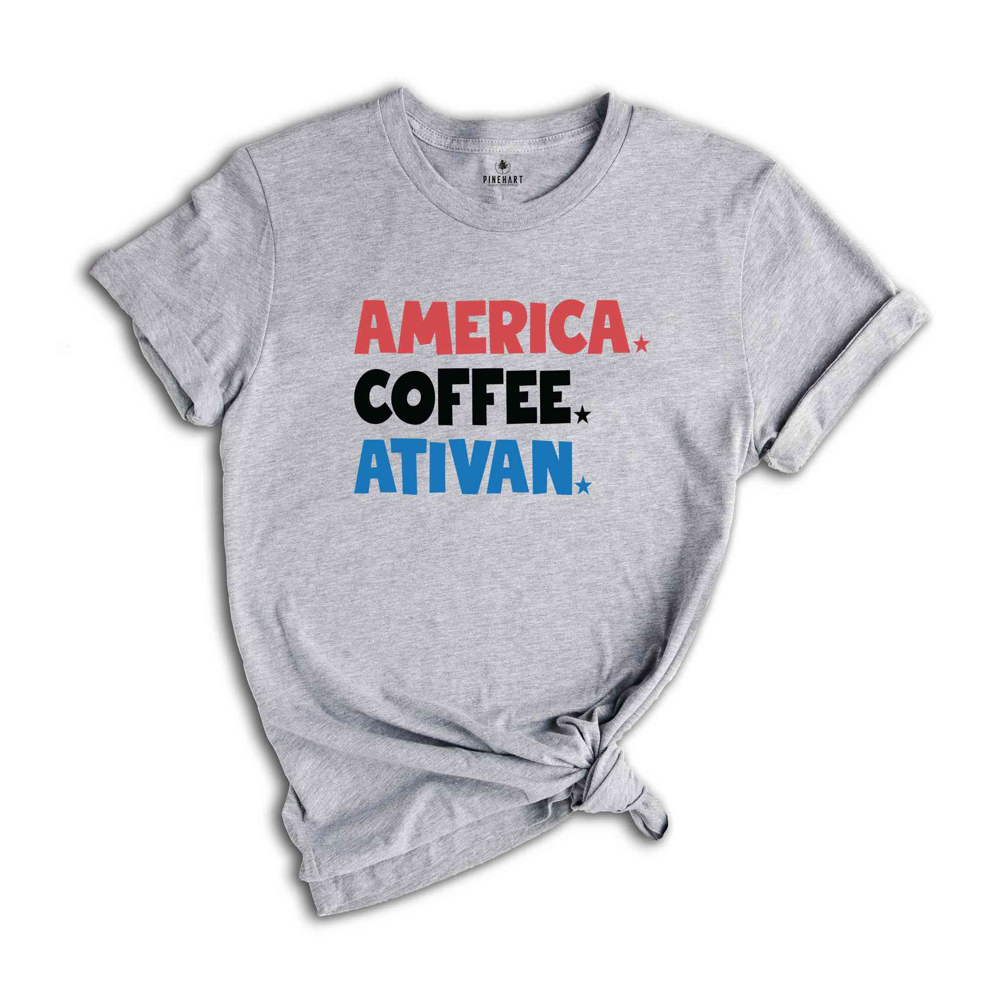 America Coffee Ativan Shirt, Funny 4th Of July Shirt, Nurse Shirt, Independence Day Shirt, Republican Shirt, 4th Of July Nurse Shirt