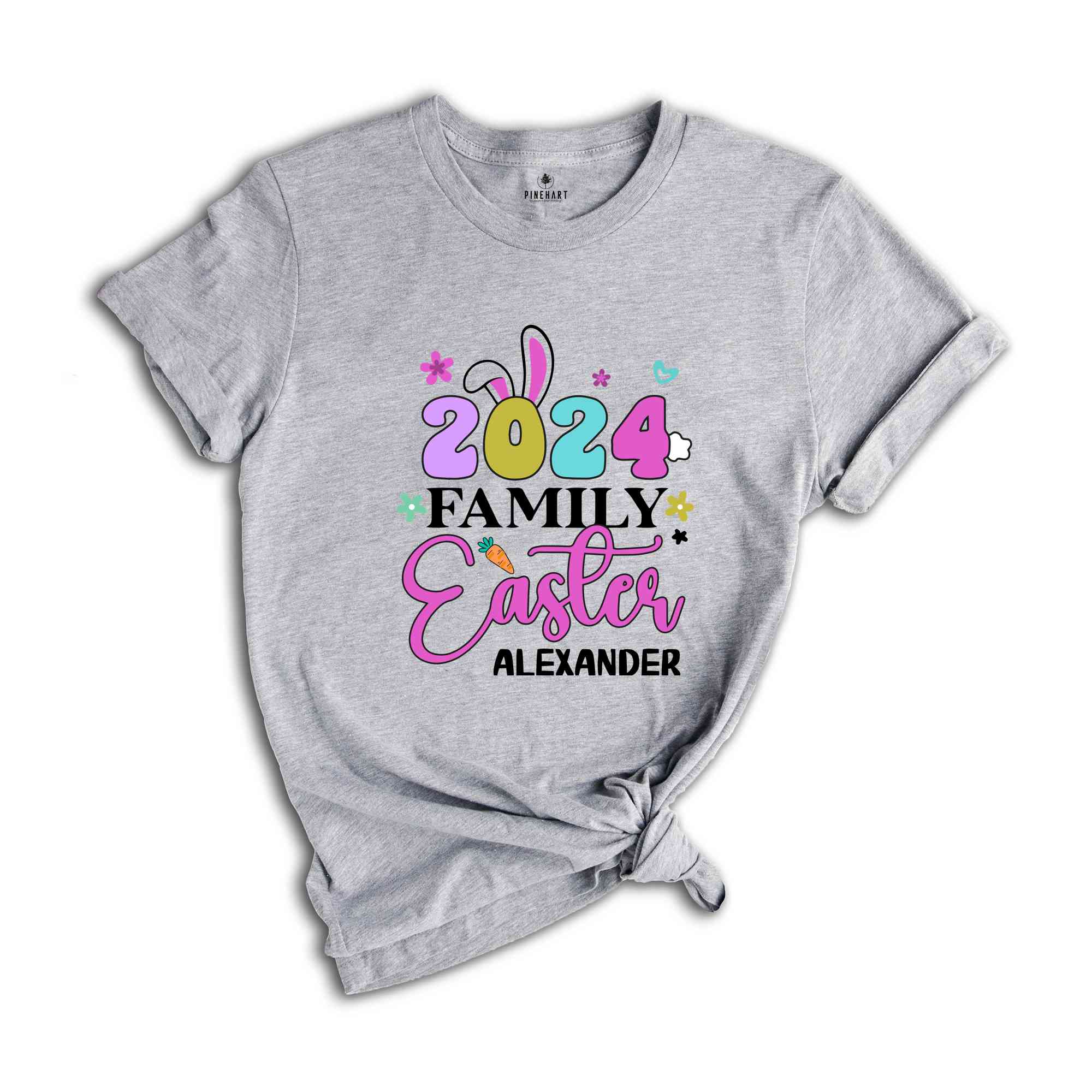 Custom Easter Family 2024 Shirt, Easter Family Shirt, 2024 Easter Shirt, Custom Easter Shirt, Easter Matching Shirt