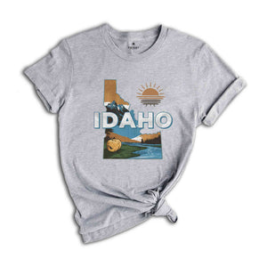 Retro State Of Idaho Shirt, State Of Idaho Shirt, State Shirt, Idaho Shirt, Idaho Lover Shirt, Family Trip Shirt, Travel Shirt