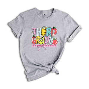 Hello Third Grade Shirt, 3rd Grade Shirt, Back To School Shirt, Third Grade Gift, Third Day Of School Shirt, Third Grade Teacher Shirt