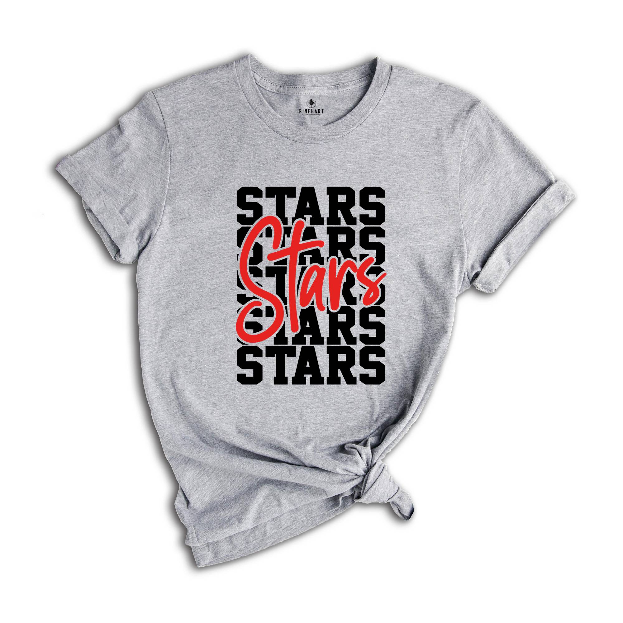 Team Mascot Back to School Shirt, Stars Team Mascot Shirt, Stars Team Spirit Shirt, Stars Fan Shirt, Stars School Shirt