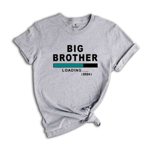 Big Brother Loading 2024 Toddler Shirt, Big Brother T-Shirt, Big Bro Shirt, Big Brother Gift Tee, Baby Announcement, New Family Member Tee