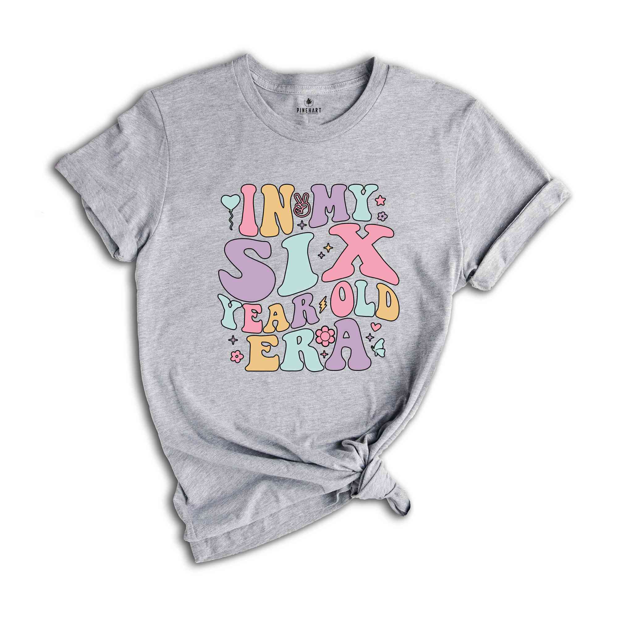 In My Six Year Old Era Shirt, Six Birthday Shirt, Kids Birthday Party Shirt, Birthday Celebrant Shirt, Birthday Kids Shirt, Kids Shirt