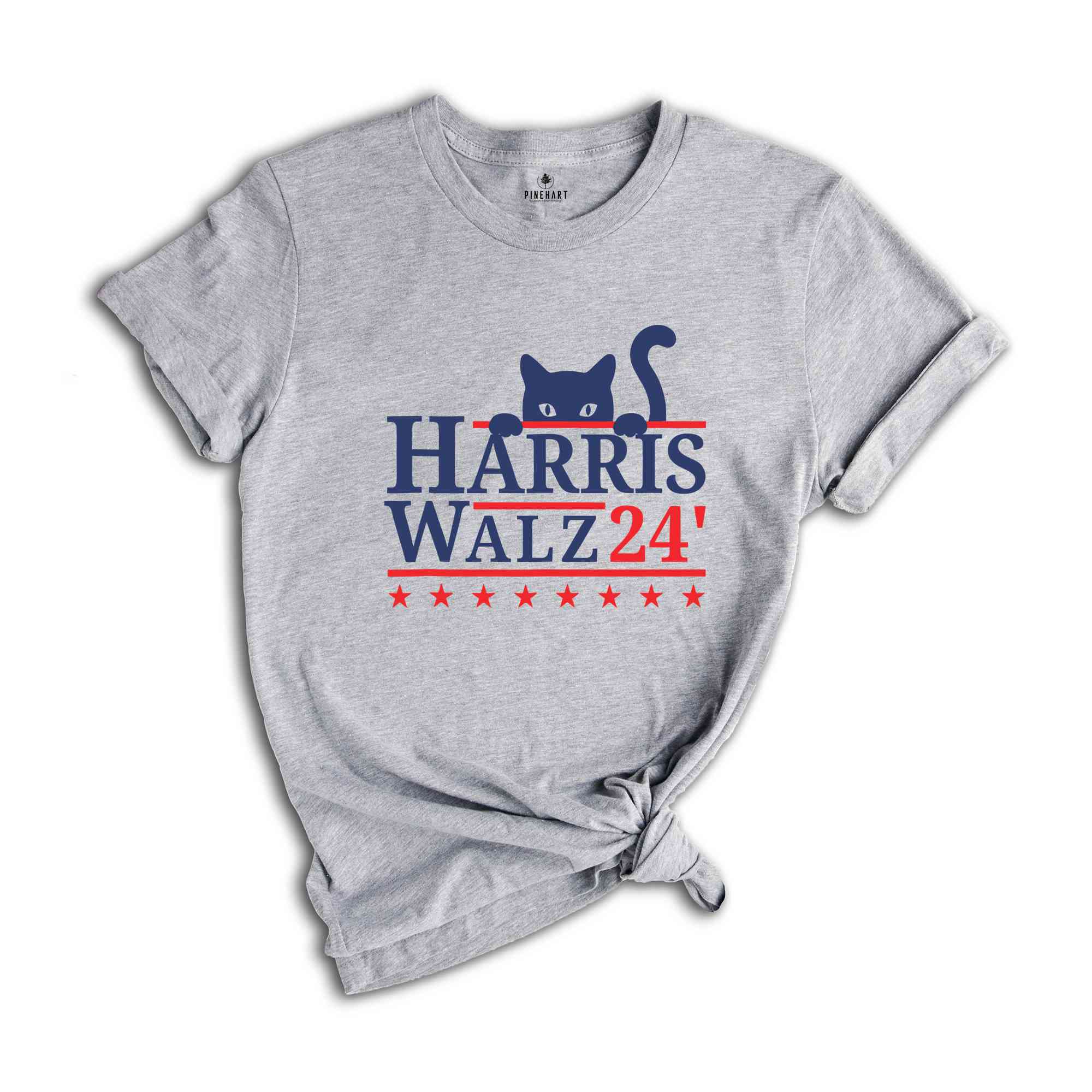 Harris Walz T-Shirt, Childless Cat Lady For Kamala Harris 2024 Tee, Kamala Harris Walz Shirt, Democrat Gifts For Kamala Supporters