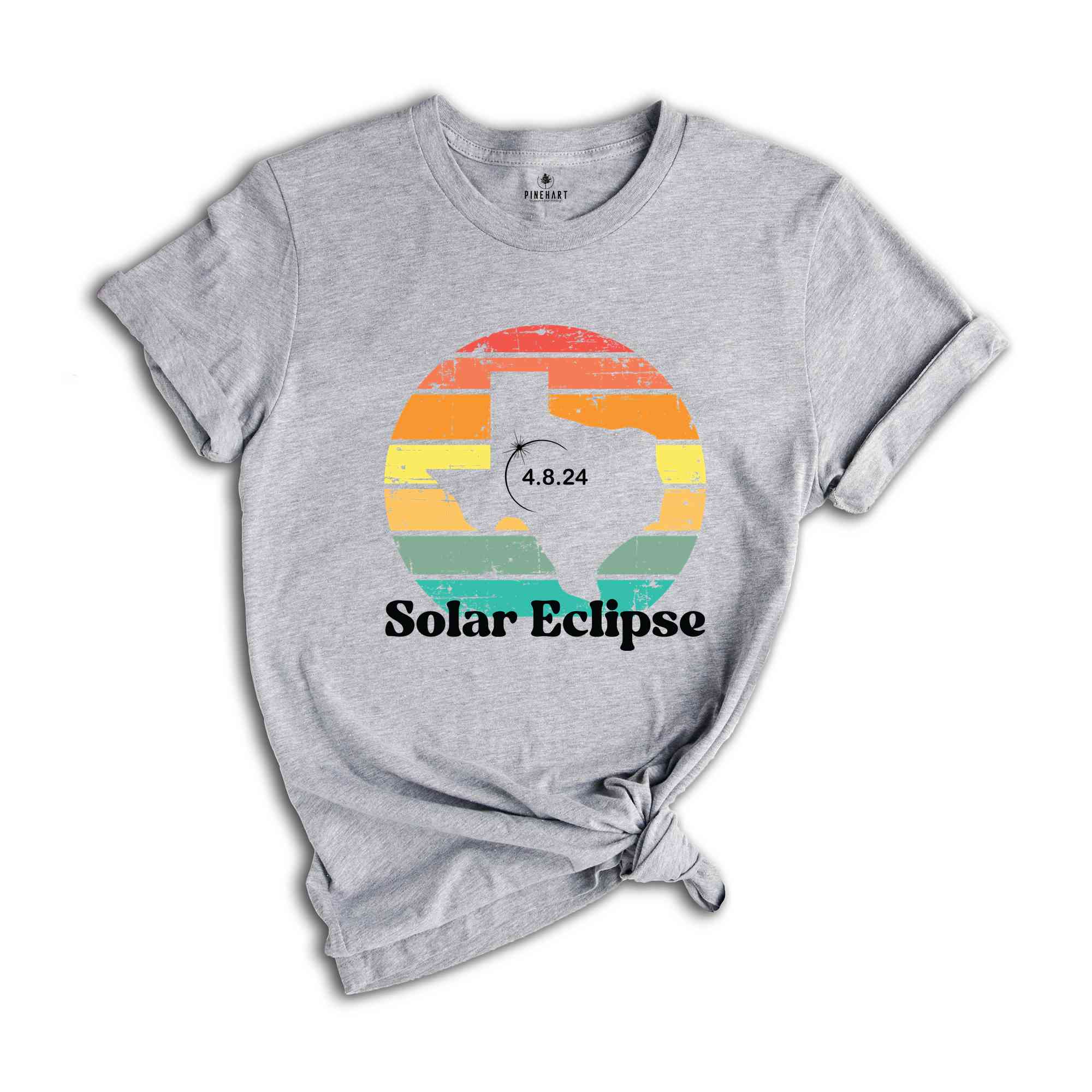 Texas Solar Eclipse T-Shirt, April 8 2024 Solar Eclipse, Total Solar Eclipse Apparel, Solar Eclipse Shirt