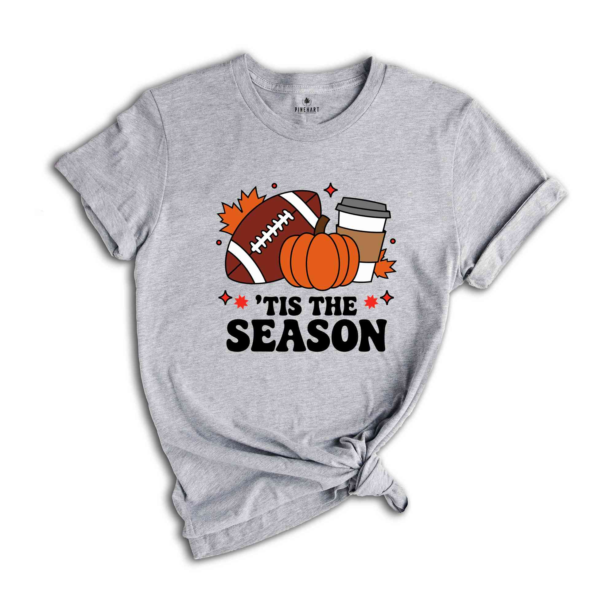 Tis The Season Shirt, Thanksgiving Pumpkin Shirt, Fall Shirts, Fall Gifts, Gameday Fall Shirt, Fall Vibes Shirt, Autumn Shirt